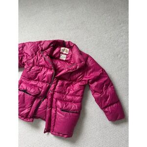 The North Face Vintage Brown Label Down Puffer Jacket Magenta XL
